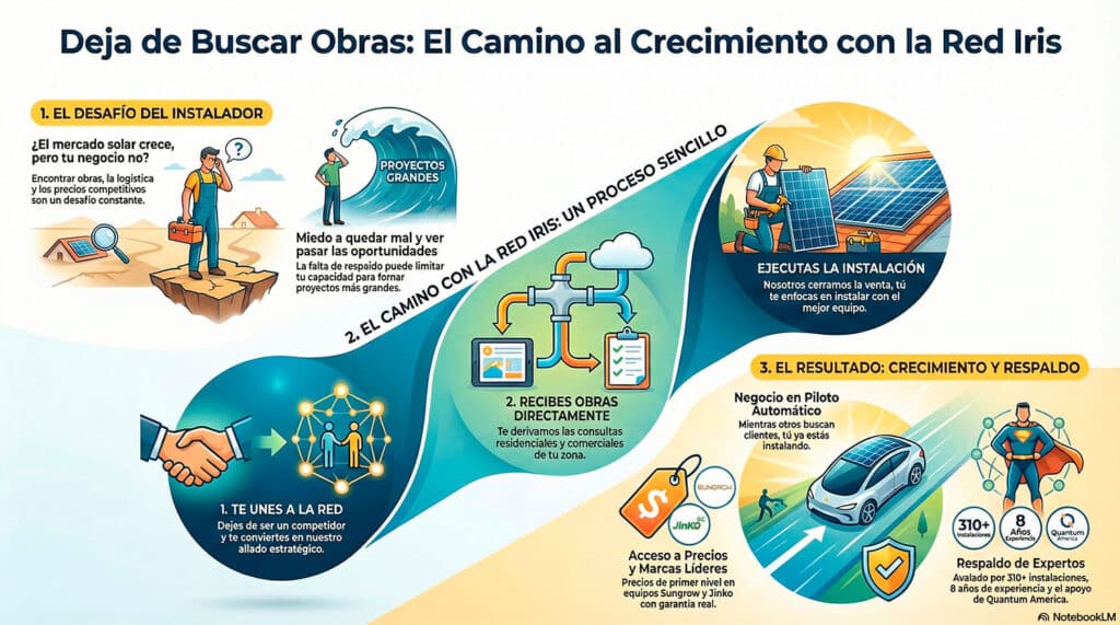Infografía creada con NotebookLM basada en información de Se parte de la Red Iris