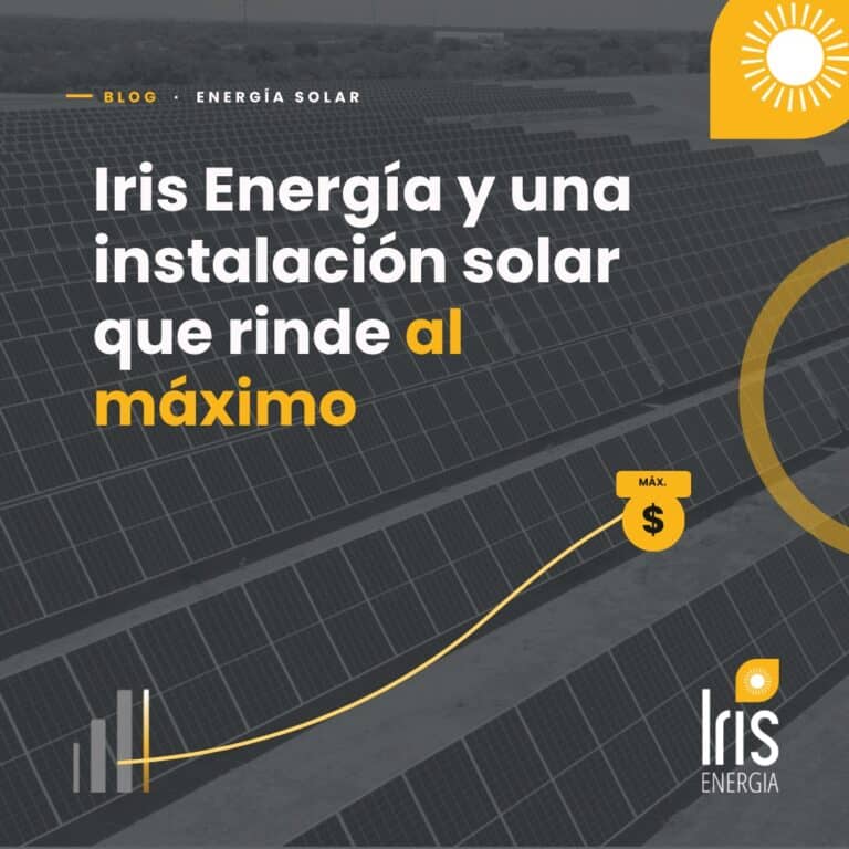 Iris Energía y una instalación solar que ridne al máximo
